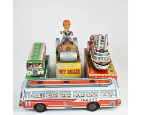 Daiya, Ichiko u.a., 2 Busse, Pet Roller &amp; Show Boat, Japan, Blech, Okt, meist Z 1-2