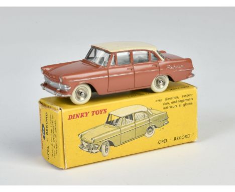 Dinky Toys, 554 Opel Rekord, braun/beige, France, 1:43, Druckguss, Okt Z 2, Z 1