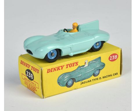 Dinky Toys, 238 Jaguar Type D, grün, England, 1:43, Druckguss, Okt Z 1, Z1