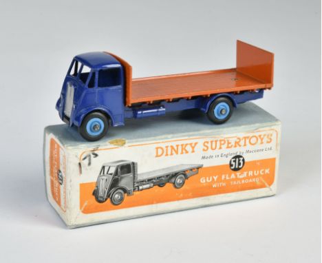 Dinky Toys, 513 Guy Flat Truck, blau/orange, Okt Z 2, Z 1