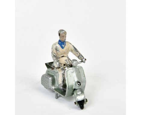 Aludo, Vespa Roller mit Fahrer, France, 7,5 cm, Druckguss, LM, Z 2-3