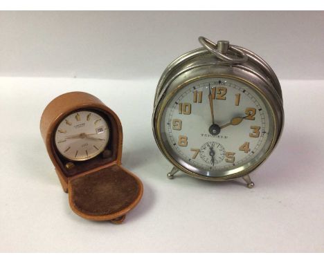 TAPAGEUR FRENCH ALARM CLOCK, ALONG WITH A LOOPING ALARM CLOCK on tripod feet