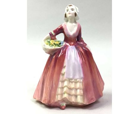 ROYAL DOULTON FIGURE OF MAKING FRIENDS, AND TWO OTHER FIGURES  Making Friends HN 3372, along with a Royal Doulton figure of J