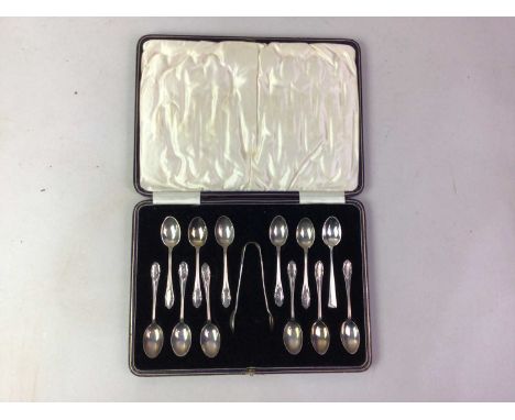 EIGHT SETS OF SILVER TEA AND COFFEE SPOONS, including Scandinavian Harlequin enamel, Victorian, George V and further, all wit