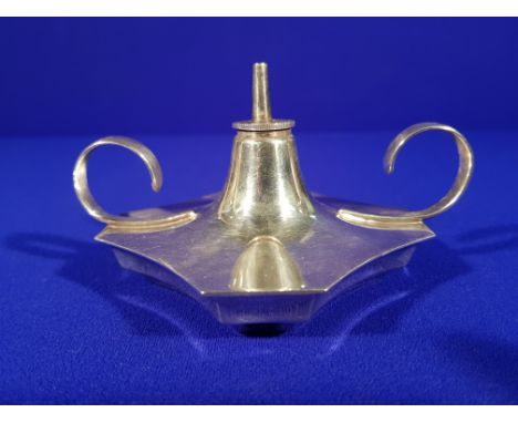 EDWARD VIII SILVER FINGER LAMP - BIRMINGHAM 1936/37 MADE BY HUKIN & HEATH LTD