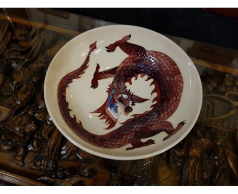 VINTAGE MOORCROFT DRAGON BOWL