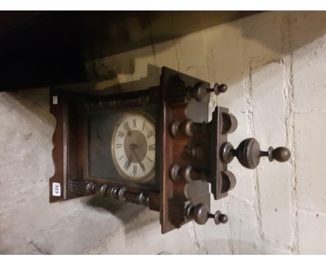 VICTORIAN MAHOGANY MANTLE CLOCK