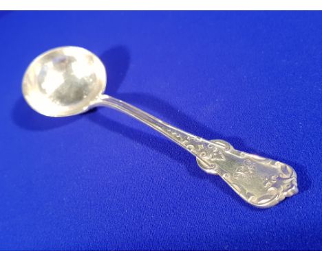 SILVER LADLE - LONDON 1861/62 MADE BY GEORGE W ADAMS (CHAWNER & CO)