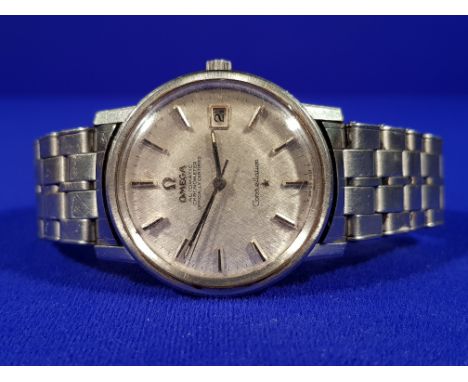 1960's OMEGA CONSTELLATION STAINLESS STEEL AUTOMATIC CHRONOMETER WRIST WATCH