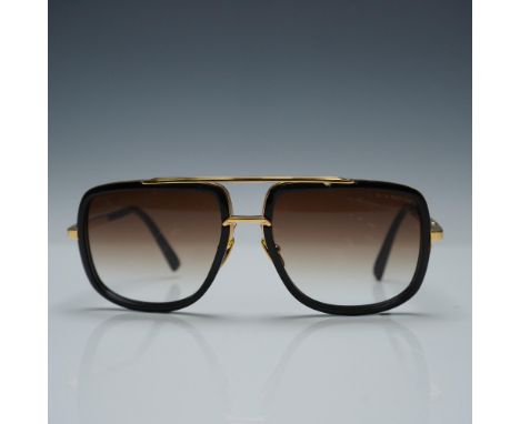 Bold and precision-crafted Dita Mach One sunglasses, model DRX-2030B-59-Z, featuring a titanium front frame with acetate lens