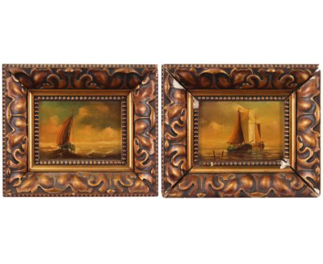 20th Cent. Belgian pendant oils on panel - signed Albert Isidore Devos and dated 1927 ||DEVOS ALBERT ISIDORE (1868 - 1950) pe