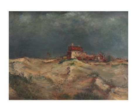 Georges Creten signed oil on panel - dated (19)32 (?) ||CRETEN GEORGES (1887 - 1966) olieverfschilderij op paneel : "La maiso