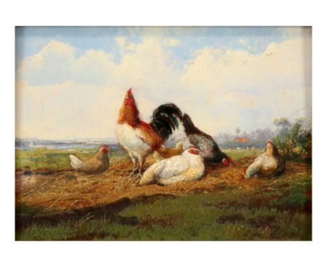 Jef Louis Van Leemputten signed oil on panel ||VAN LEEMPUTTEN JEF LOUIS (1867 - 1948) olieverfschilderij op paneel : "Geanime
