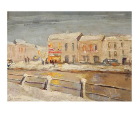19/20th Cent. Belgian oil on panel by Georges Lemmen - attributed to ||LEMMEN GEORGES (1865 - 1916) olieverfschilderij op pan