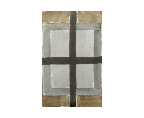 20th Cent. Belgian abstract mixed media painting - signed Dan Van Severen and dated 1974 (on the back) ||VAN SEVEREN DAN (192