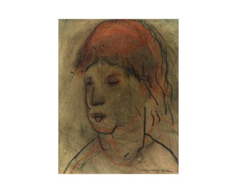 20th Cent. Belgian double sided mixed media - signed Willem Van Hecke ||VAN HECKE WILLEM (1893 - 1976) dubbelzijdig werk in g