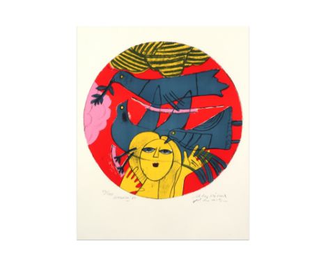 Corneille signed lithograph printed in colors from 1984 ||CORNEILLE (1922 - 2010) (1922 - 2010) kleurlitho n° 22/100 uit 1984