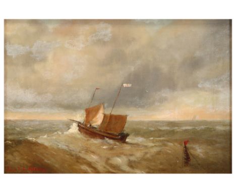 19th Cent. Belgian oil on panel - signed Louis Verboeckhoven ||VERBOECKHOVEN LOUIS (1870 - ?) olieverfschilderij op paneel : 