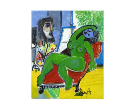20th/21st Cent. French oil on canvas - signed Jean-Luc Beaufils ||BEAUFILS JEAN-LUC (° 1953) olieverfschilderij op doek met e