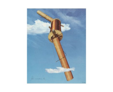 Panamarenko signed offset print "Flying Tiger" ||PANAMARENKO (PS VAN VAN HERREWEGHE HENRI ) (1940 - 2019) offset print n° 62/