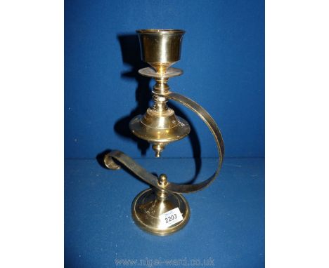 A brass Candlestick.