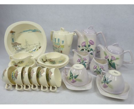 MID-WINTER COFFEE SET and a Carlton ware 'Tea for Two' service, 19 and 8 pieces respectively