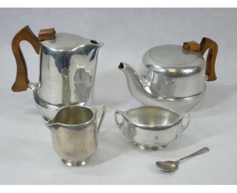 PICQUOT WARE - a four piece tea and coffee service