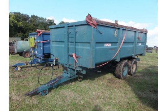 1979 Salop S130 6ton single axle steel monocoque tipping trailer Serial ...