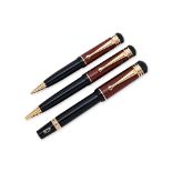 MONTBLANC FRIEDRICH SCHILLER LIMITED EDITION THREE PEN SET