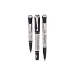 MONTBLANC MEISTERSTUCK MARCEL PROUST THREE PEN SET