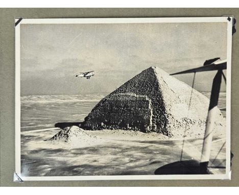 Royal Air Force. An inter-war period photograph album, with twenty-six photographs taken in Egypt, Africa and the Middle East