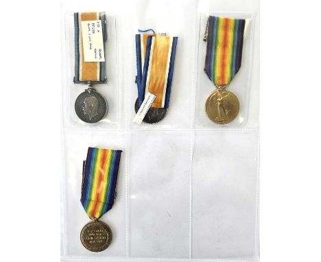 Royal Army Medical Corps, two First World War medal pairs.Comprising a 1914-18 British War Medal and Victory Medal to "39346 