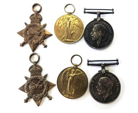 Royal Navy/Naval Reserve. First World War medal trio to "T.Z 6018 J. WOOD ACT L.S. R.N.V.R" comprising British War Medal (poo