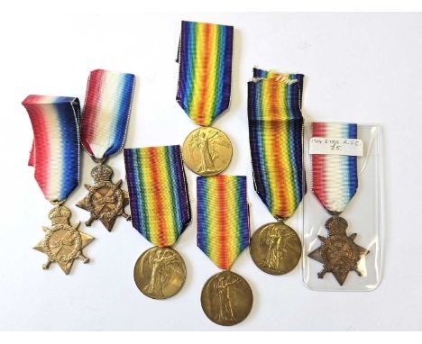 First World War. Single Campaign Medals. Four Victory Medals, awarded to "143415 GNR. G.H. FREER, R.A"; "290808 SPR. T. N. H.