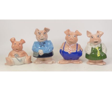 Wade, Four Natwest Pig Moneybanks (4)