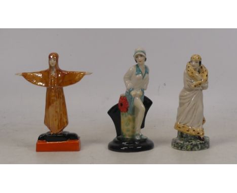 Three Kevin Francis / Peggy Davis mini guild figures to include 'Aztec Queen' guild issue 2006, 'Hermione' issue No.2, guild 
