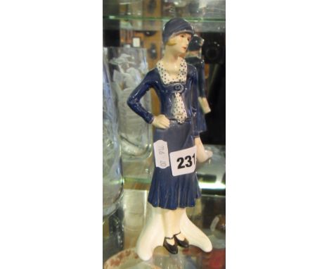 Goebel china figurine of a 1930's lady