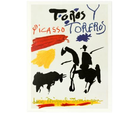 Commercial art print - Toros y Toreros Picasso - Expressive drawing made for Toros Y Toreros, a 1961 book of bullfighting dra