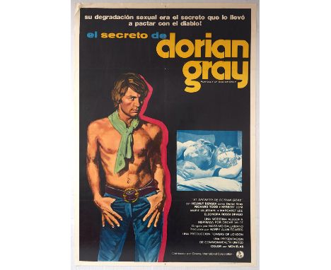 Original vintage Argentinean movie poster for the 1970 English/Italian/West German romantic horror thriller Portrait of Doria