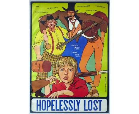 Original vintage movie poster for the 1973 Soviet adventure comedy Hopelessly Lost (Soviet title: Sovsem propashchiy) directe