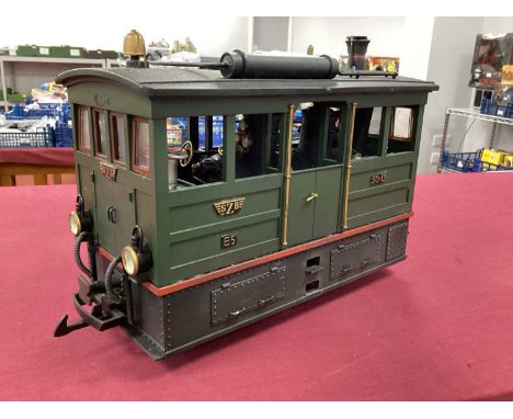 G Scale Steam Outline Tram Engine, no 50-13, some minor damage noted, (one number plate detached but present), untested.ELECT