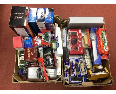 Approximately Forty Diecast and Plastic Model Vehicles by Corgi, Lledo, Solido, Welly and other together with 'A Day To Remem