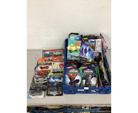 Approximately Forty Diecast Model Vehicles by Mattel 'Hot Wheels', Matchbox, Majorette, all in original unopened packaging.