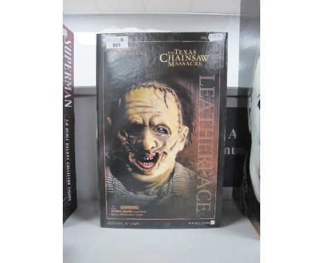 A Sideshow Collectibles #7307 The Texas Chainsaw Massacre Thomas Howitt aka Leatherface 12" Figure, Boxed.