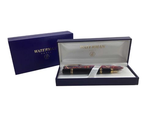 COLLECTION OF FOUNTAIN AND OTHER PENS, including Parker, Waterman and Omas, some boxed