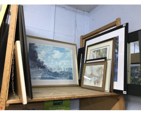 Shelf of pictures