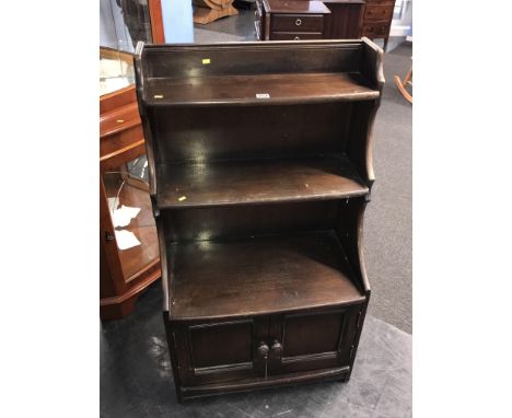 Ercol oak bookcase