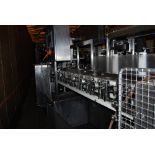 WCB Ice Cream Machine, Type: Cart-O-Fill, No. 406529-04, Year 2001, Set up for Square pints Foot