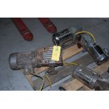 Pallet Of Miscellaneous Motors and Gear Boxes, Pallet: 40" x 48" x 20" tall