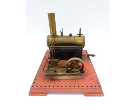 Mamod S.E.3 twin cylinder live steam stationary steam engine with regulator and whistle